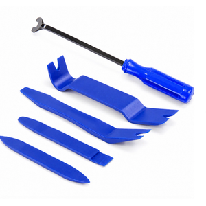 5 Piece Auto Trim Removal Tool Kit, Car Panel Pry Tool Set with Clip Fastener Remover, TIKA