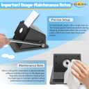 1"/25mm Button Paper Cutter, 1.38"/35mm Circle Punch, Heavy Duty Manual Lever Graphic Punch Die Cutter for Round Paper Cutting,DIY Badges, Scrapbooking Cardstocks Crafting