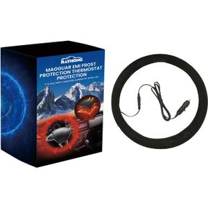 Car Heater Steering Wheel Cover Anti-Slip Universal Steering Wheel Cover Quick Warm Hand Heating Protection Cover