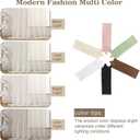 OWENIE Cream Pinch Pleated Sheer Curtains 84 Inches Long 2 Panels Set for Bedroom Living Room, Soft Airy Light Filtering Sheer Privacy Curtains Drapes, Cream, 2Pcs, Each 40x84 Inch