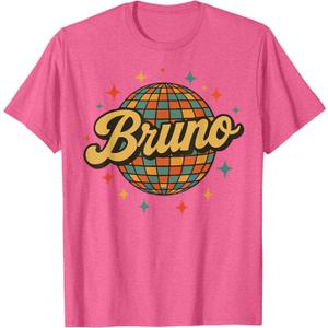 Vintage Bruno Personalized Name I Love Bruno 70's 80's Retro T-Shirt L
