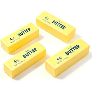 5 Pack Butter Squishy Toy, Super Soft Slow Rising Squeeze Toys, Stress Relief Sensory Fidget Butter Shape for Kids & Adults, Anxiety Releasing Squishies for Party Favors, Classroom Prizes