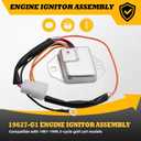 19627-G1 Engine Ignitor Assembly Compatible with 1981-1990 2-Cycle Golf Cart Models Replaces