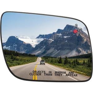 Passenger Side Mirror Replacement for Ford Explorer 2011 2012 2013 2014 2015 2016 2017 - Right Side Mirror Glass, Rear View Mirrors Glass with Power Heated & Blind Spot (BB5Z17K707D)
