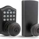 Honeywell Safes & Door Locks - Keyless Entry Smart Electronic Door Knob Lock with Digital Keypad - 50 Different User Pin Codes - Auto Lock & 1 Touch Locking - Oil Rubbed Bronze, 6.5x8.8x9 in - 8732401