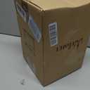 Wellmet No Assembly Required, 8" Diameter x11" High Lampshade, Light Yellow