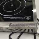 Induction Cooktop, 1800W Stainless Steel Commercial Single Burner (Defective,used, dirty)