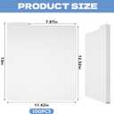 100 Pcs Vinyl Record Dividers 11.4 x 13 Inch Thick Cardboard Blank Writable LP Record Separators Reusable White Record Album Organizer Vinyl Storage Accessories for Records, DVDs, and Albums