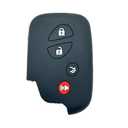 WEIBISS 2Pcs Silicone Key Fob Cover Protector Keyless Jacket Remote Holder for Lexus GX460 RX350 ES350 IS250 GX460 LX570 IS350 GS430 GS300 GS450h HYQ14AEM HYQ14ACX, Black+Pink