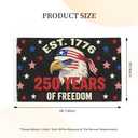 250th Anniversary Flag 3x5 Ft USA 1776-2026 Anniversary Eagle Flag