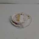 Sweejar 3 Tier Ceramic Cake Stand Wedding, Dessert Cupcake Stand for Tea Party Serving Platter (Fresh Flower)