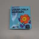 WUO Window Chalk Markers, 12 Colors Car Markers, 10mm 3-In-1 Jumbo Wide Nib, Dust-Free & Non-Toxic - Erasable Blackboards Marker For Rock Painting, Poster, Stone, Ceramic, Glass