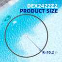 DEX2422Z2 Metal Reinforced Filter Seal O-Ring for Hayward C2030 C3030 C4030 C5030 C7030 DE2420 DE3620 DE4820 DE6020 DE7220 Fits for Hayward Pro-Grid DE & SwimClear Cartridge Filter Parts