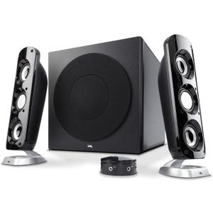 Cyber Acoustics CA-3908 2.1 Multimedia Speaker System with Subwoofer, 92 Watts Peak Power, Deep Bass, Perfect for Music, Movies, and Games on Desktops, Laptops, Consoles