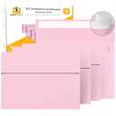 110 5x7 Pink Invitation Envelopes - for 5x7 Cards - A7 - (5 ¼ x 7 ¼ inches) - Perfect for Weddings, Graduation, Baby Shower - 120 GSM - Peel, Press & Self Seal - Square Flap