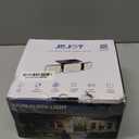 Solar Security Light Outdoor,Solar Flood Light with Active Motion Sensor,3 Heads 270 Wide Angle,Remote Control,IP65 Waterproof, 3 Modes (2 Packs)