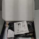 Blow Dryer Brush 5 in 1 Set,Negative Ion Air Curling Wrap Air Curler, Hot Air Styler Round Brush Blow Dryer Curling Iron Hair Styling Tools Gift for Dry,Volumize, Straight,Curl,100-120V (White)