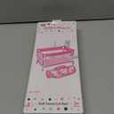 BABESIDE Baby Doll Crib for 18" Reborn Dolls,Baby Doll Bed with Storage Bag, Reborn Babydolls Accessories for Toddlers Age 3+,Pack n Play Toy Playpen for Kids,Pink