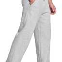 Deyeek Men's Fleece Lined Sweatpants Open Bottom Straight Leg Sweat Pants for Mens Loose Fit Joggers Sweatpants with Pockets (XX-Large, Grey)