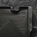 Husky Liners Weatherbeater Floor Mats | Fits 2021-2026 Ford Bronco 4-Door | Front & 2nd Row, 3-pc Black - 95301