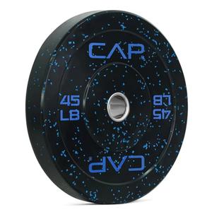 CAP Barbell 45 lb. Rubber Olympic Bumper Plate | Multiple Options/Colors