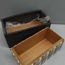 Handicrafts Home Large Decorative Storage Box with Lid, Keepsake Storage Box, Decorative Jewelry & Memory Box for Coffee Table, Shelf & Bedroom Decor, Puzzle Guild 10 x 5 x 5 (Multicolor Box)