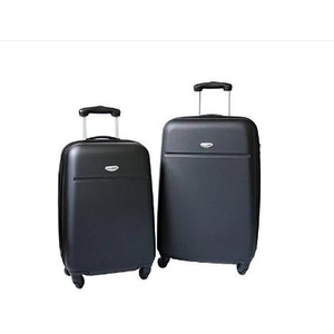NorthPak Stockholm 2 Piece Black 20’’ and 24’’ luggage Spinner Set