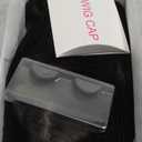 FAVE 16 Inch Human Hair Wig with Bangs 13 HD Lace Top Glue less Bang Wig Human Hair for Women, Natural Waves Looking, Beginner Friendly(Natural Color)