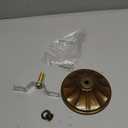 5 Inch Brass Light Canopy Kit with Loop,Ceiling Cover Plate for Chandelier Pendant Lighting Fixture,Includes Mounting Hardware,Antique Brass