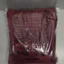 SpaceDresser Basic Rod Pocket Sheer Voile Window Curtain Panels Burgundy 1 Pair 2 Panels 52 Width 96 Inch Long for Kitchen Bedroom Children Living Room Yard(Burgundy,52 W x 96 L)