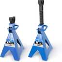 6 Ton (12,000 LBs) Automotive Jack Stands,Heavy Duty Steel Car Lifting Stand for Garages,Repair Shops,Adjustable Height 14.6"- 24",1 Pair