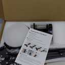 12X Long Swing Arm Magnifying Glass with Light and Stand, NUEYiO 4-Way Large Strong Metal Clamp Lighted Magnifier Lamp, 5 Color Modes LED Magnifying Lamp for Workbench, Crafting, Hobby (26.76inch Black)