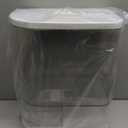 SYNCVIBE Large Rice Dispenser 22-25Lbs, Cereal Dispenser Rice Container Food Storage Container with Measuring Cup, Cereal Containers Storage Kitchen Storage Household Moisture Proof Holder, White