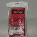 Luxury Wallet Case for Google Pixel 6 with Flip Zipper Purse Wrist Strap Shoulder Strap Reflection Pleated Pattern PU Leather Card Holder Stand Cell Phone Cover for Pixel6 Pixle Six Women Red