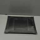 HVAC Premium 12"w X 8"h 3-Way AIR Supply Grille - Vent Cover & Diffuser - Flat Stamped Face - Black [Outer Dimensions: 13.75"w X 9.75"h]