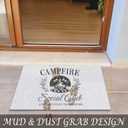 Camping Door Mat, Campfire Camper Doormat for RV Cabin Home Outdoor Indoor Entrance, Camping Welcome Mats for Front Door Porch Outside Entryway, 17x30 Inches (Travelling03)