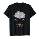 Port Company Funny Cute Animal Face Sheep Costume Halloween Adults Kids T-Shirt ,Size M