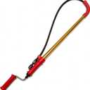 56658 K-6P 6FT Toilet Auger Snake for Use Manually or with Drill, Telescopic for Greater Reach, Heavy-Duty Toilet Auger Clog Remover Tool with Dual Bulb Head, Flexible Closet Auger with Vinyl Guard
