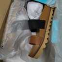 Reef Women's Cushion Vista Hi Platform Fashion Sandal (9, Black Duo)