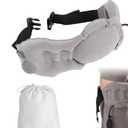 Inflatable Lumbar Support Support Belt for Car Seat, Travel, Office, Adjustable Skin-Friendly Support Pillow