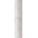 Bloomingville Modern Marble Paper Towel Holder with Brass Accent Band, White, 12"