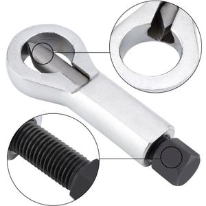 Yctze Heavy Duty Nut Splitter Tool, 4 Sizes Professional Nut Remover Splitter, Rusted Corroded Stuck Nut Breaking Tool for Bolt Removal and Bolt Buster (Buy Number 1 Alone)