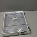 PODOO Rabbit Litter Box  Training Potty Tray for Guinea Pig & Small Pets  Spacious Grid Pan with Low Entrance, Easy-Clean & Odor-ResistantHelps Keep a Clean Cage and Reduce Mess (Medium)