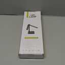 Woputne LED Desk Lamp with Dual Heads – 5 Colour Modes & 10 Brightness Levels, Adjustable Reading Light for Home Office, Bedroom, Study, and Craft (Black, Includes Adapter)