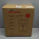 12 Cup Programmable Coffee Maker,Touchscreen Drip Coffee Maker-12 Cup Keep-Warm Function, Auto Shut-Off,Stainless Steel Construction,Permanent Filter,Ideal for Home and Office Use (Deep Black)