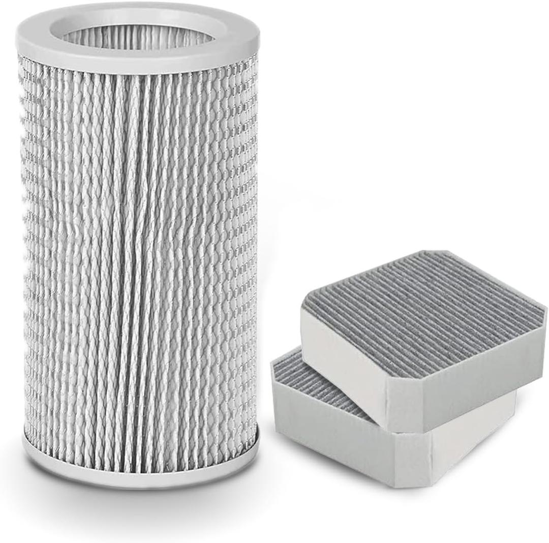 Prestivair PECO Air Purifier Filter Kit Compatible with Molekule Air Purifier, Replacement Filter Include 1 Pcs HEPA + 2 Pcs Activated Carbon