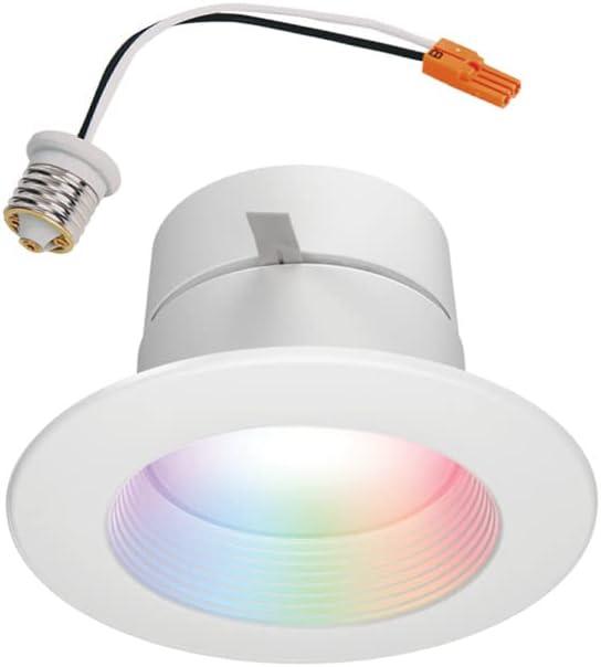 HALO 4" Smart Wi-Fi Recessed LED Light Powered by WiZ Pro, Dimmable Full Color w/SpaceSense Motion, Smart Home Ready - RL4069WZRGBWWHR