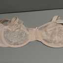 HACI Women's Unlined Minimizer Bra Full Coverage Deep V Underwire Plus Size Lace Everyday Mesh Big Bust (Pink, US 34DDD)
