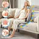 Shiatsu Neck and Back Massager with Heat, Full Back Kneading Back Massager for Pain Relief Deep Tissue, Massage Chair Pad with Adjustable Neck Massager, Portable Back Massager for Chair