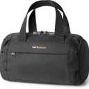 Smell Proof Bag with Combination Lock, Odorless Activated Carbon Fiber Smell Proof Container, Portable Stash Box for Travel, Home, Office & Gifts (Black1)